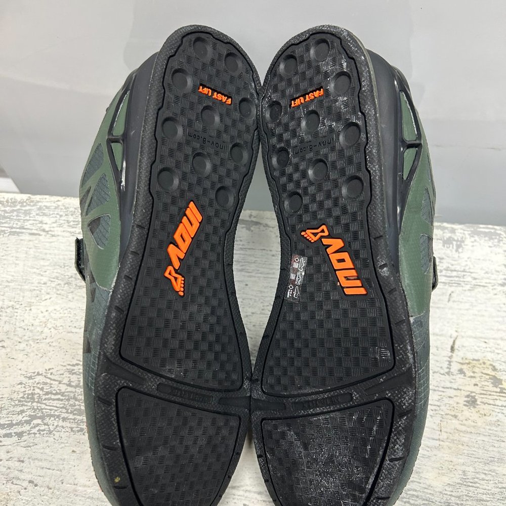 Inov-8 FASTLIFT 335 (Men): Elevate Performance in Thyme/Black/Orange - Picture 10 of 10